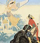 Peri Banu and Prince Achmed by Edmund Dulac